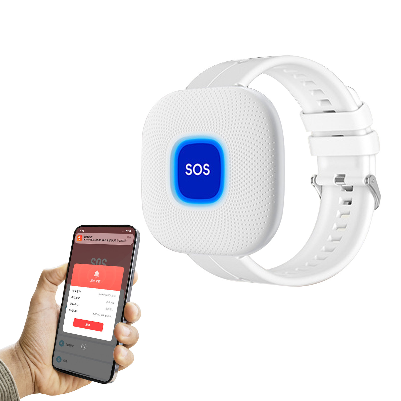 Smart Elderly Home - Wireless Pager Call Button WiFi Emergency