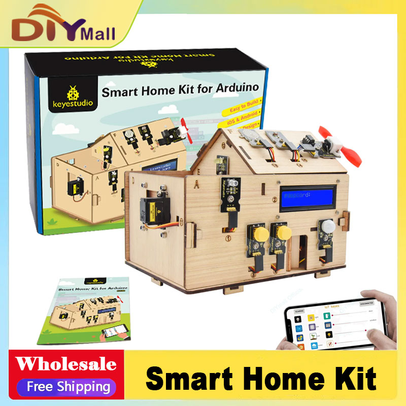 Smart Home Arduino Project - Keyestudio Smart IoT Home Kit with
