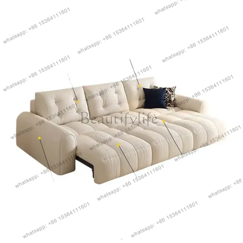 Smart Home Living Room - Open Nordic White Living Room Sofas