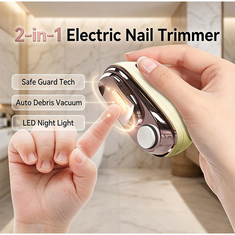 Smart Home Uses - 2-in-1 Smart Electric Nail Clipper &