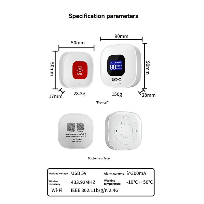 Tuya Smart Wifi Emergency SOS  - Smart Elderly Home review and price