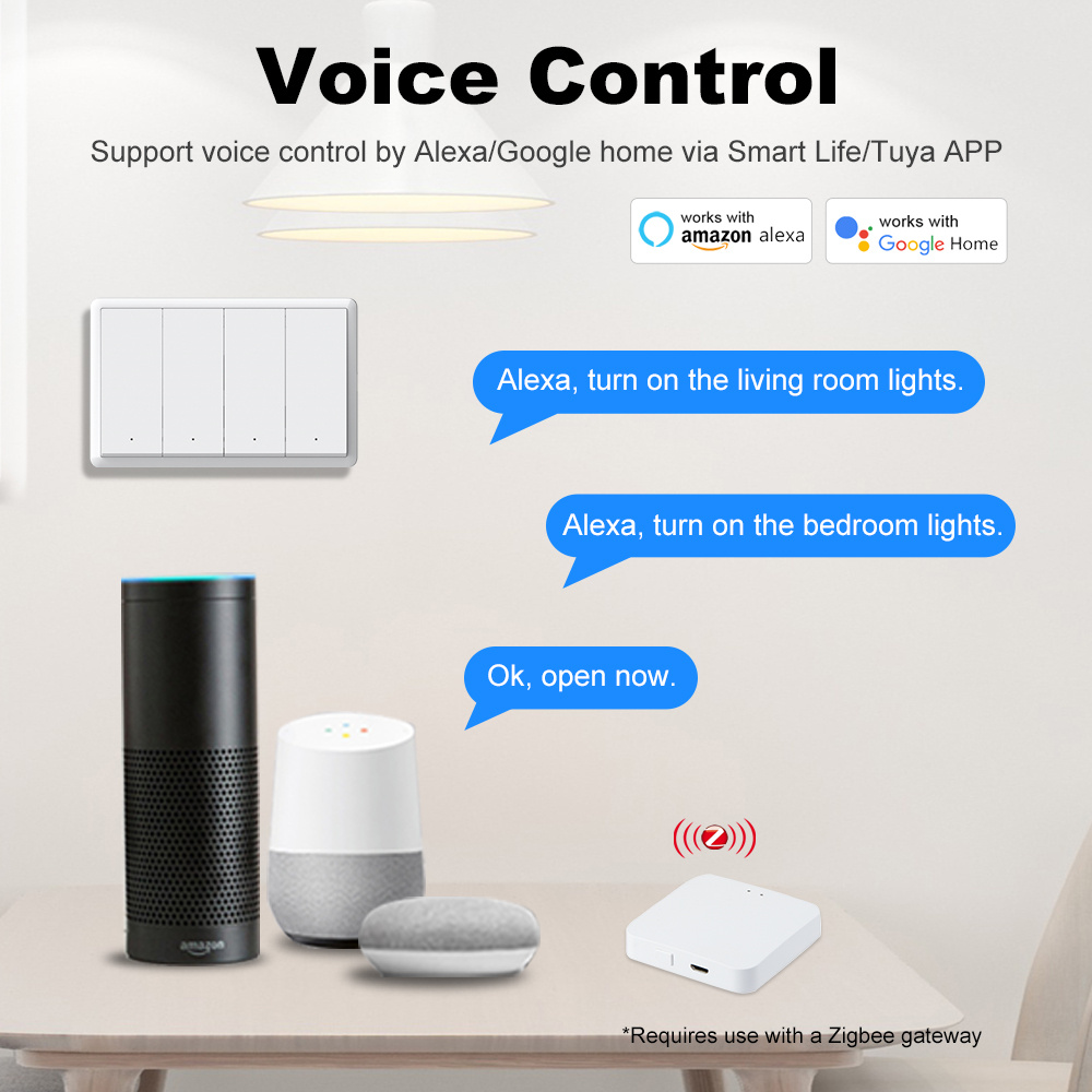 Manhot Smart zigbee Switch No  - Smart Home Yale review and price