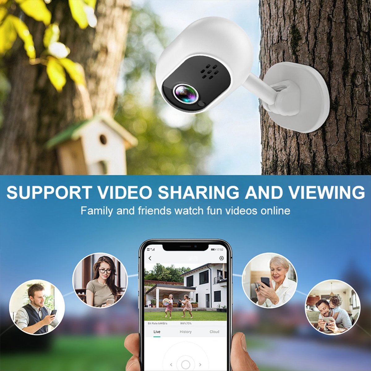 A4 1080P Smart Mini Wifi IP Ca - Smart Home Cctv review and price