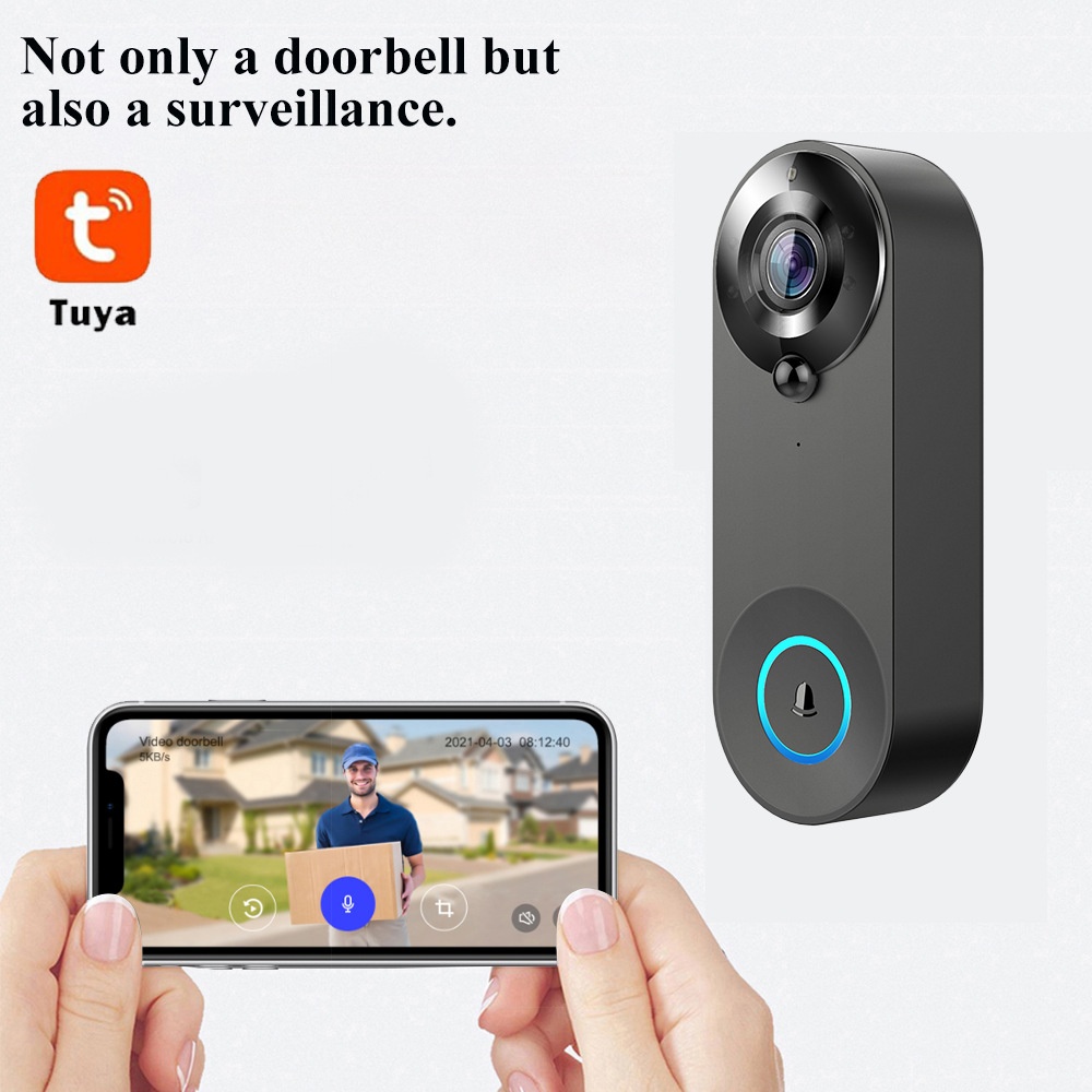 Tuya 1080P Wireless WIFI Doorb - Smart Home Cctv review and price