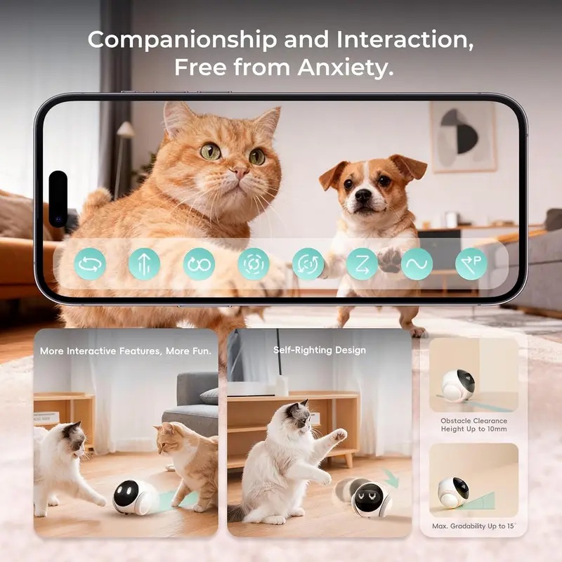 Movable Indoor Pet Robot Camer - Smart Home Cctv review and price
