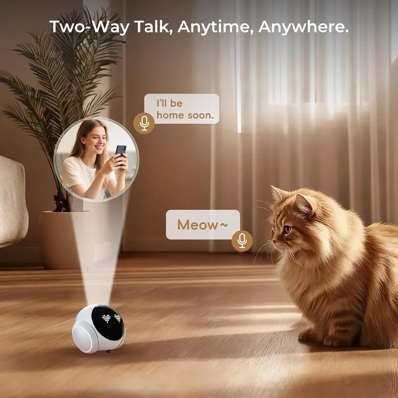 Movable Indoor Pet Robot Camer - Smart Home Cctv review and price