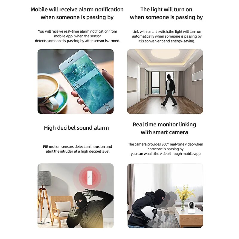 Tuya WiFi Zigbee PIR Motion Se - Smart Home Yale review and price