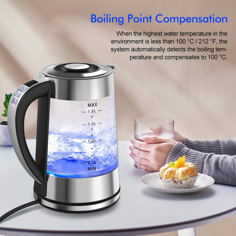 Smart Thermostatic Glass Elect - Home Smart Kettle review and price