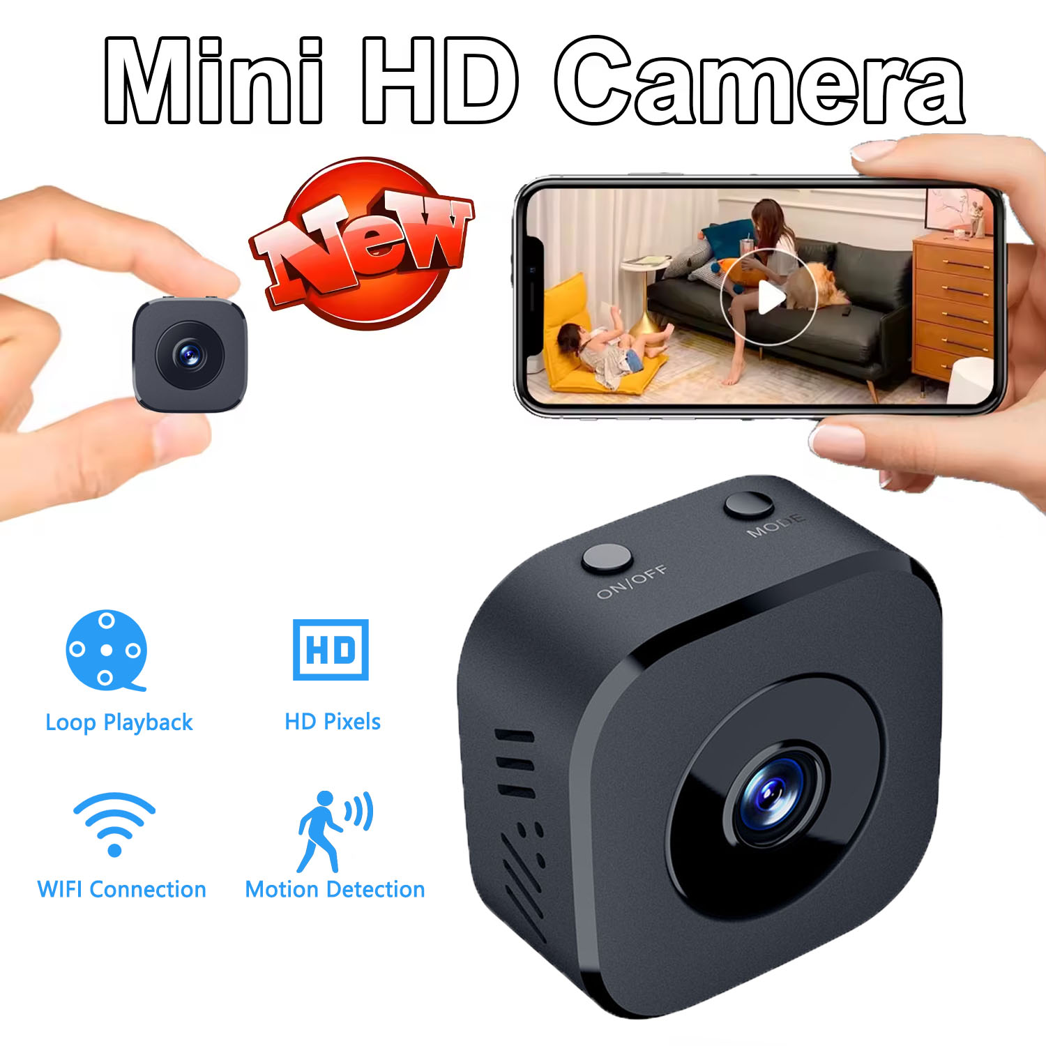 Security Camera 4K Mini Full C - Smart Home Cctv review and price
