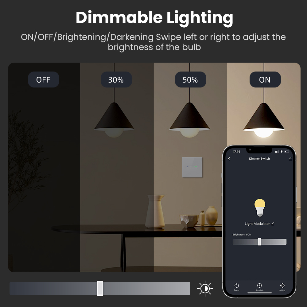 AVATTO WiFi 1/2 Gang Smart Dim - Smart Home Yale review and price