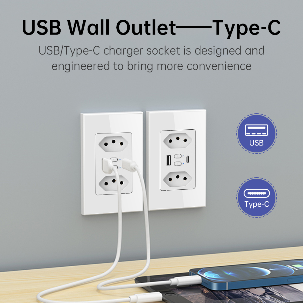 MANHOT Wifi Smart Brazil Socke - Smart Home Yale review and price