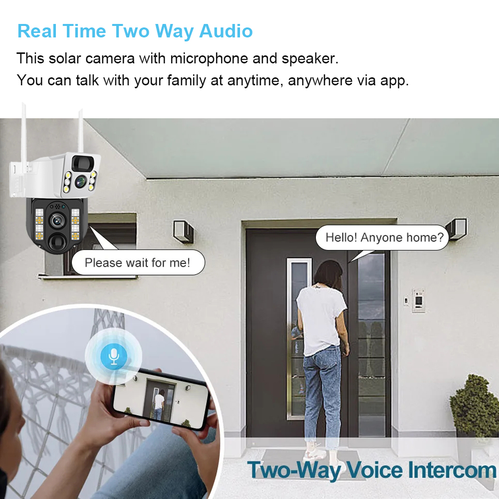 WiFi/4G Solar Camera IP CCTV S - Smart Home Cctv review and price
