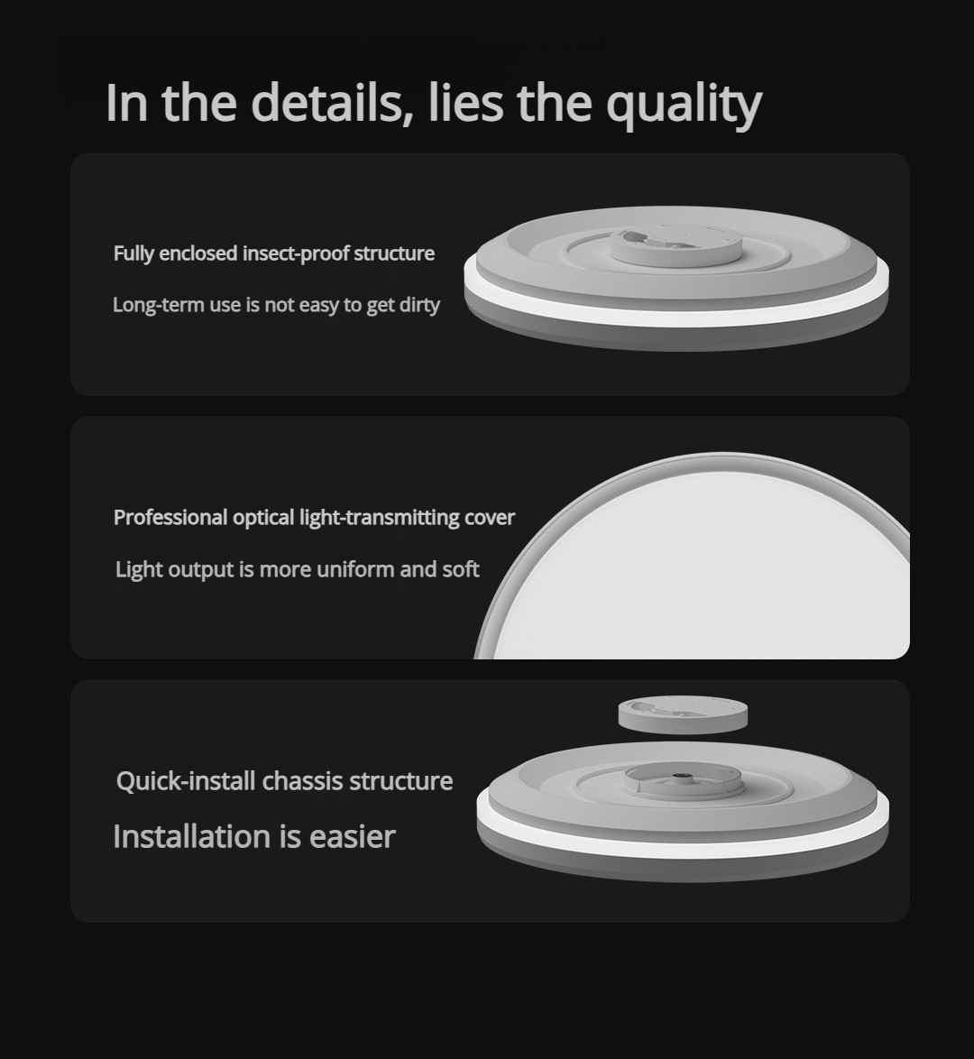 Aqara D1 Ceiling Light Non-sma - Smart Home Living Room review and price