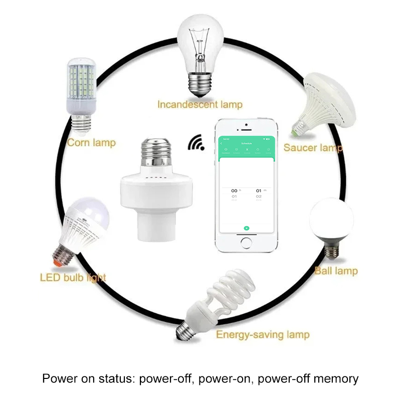 Tuya Smart E27 Socket Switch A - Smart Home Yale review and price